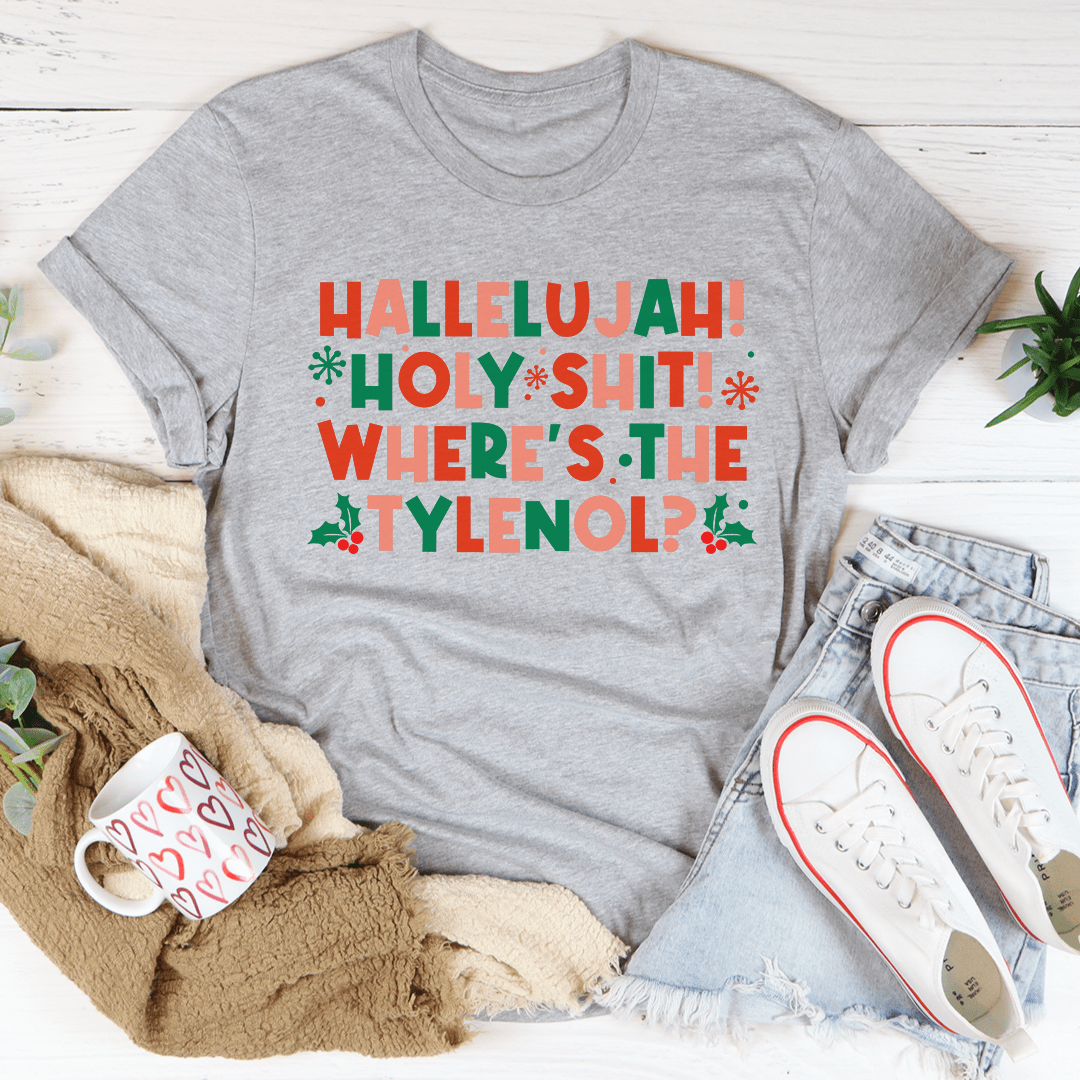 Hallelujah Christmas Tee - T-SHIRT at Dealshubindia