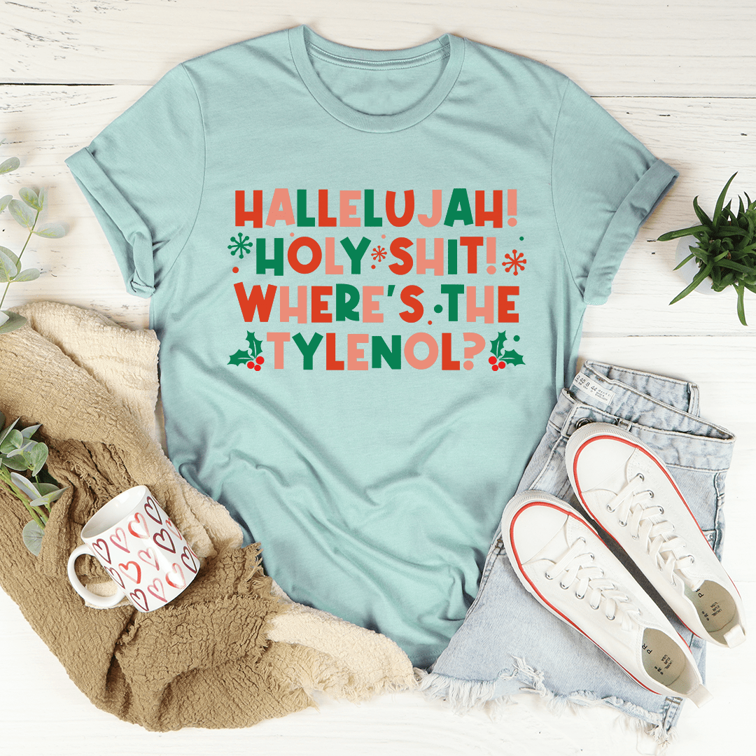 Hallelujah Christmas Tee - T-SHIRT at Dealshubindia