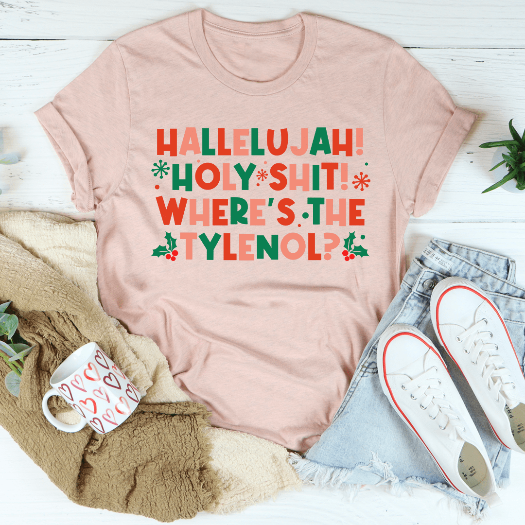 Hallelujah Christmas Tee - T-SHIRT at Dealshubindia