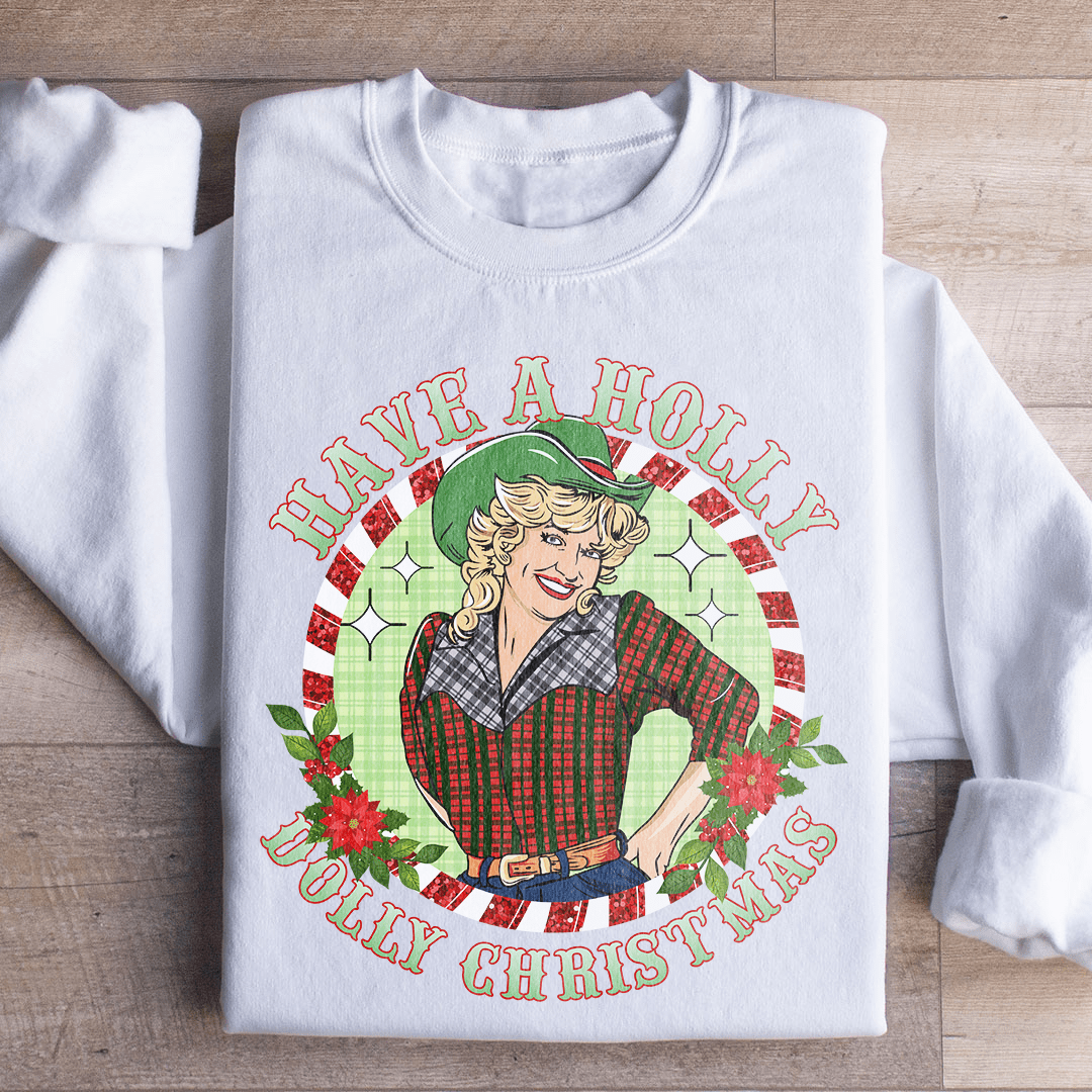 Have A Holly Christmas - Sweat Shirt at Dealshubindia