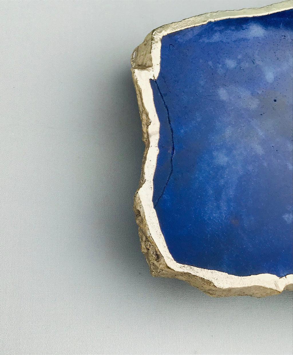 Indigo Agate Large Wall/Table Clock
