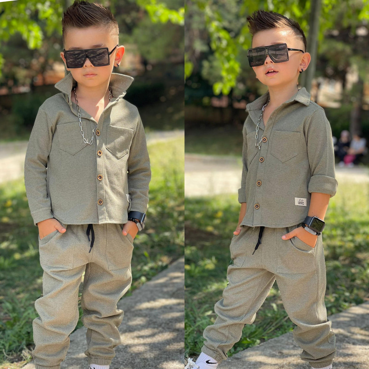 Fine Wine Stylish Boys Cotton Set - Casual Boys at Dealshubindia