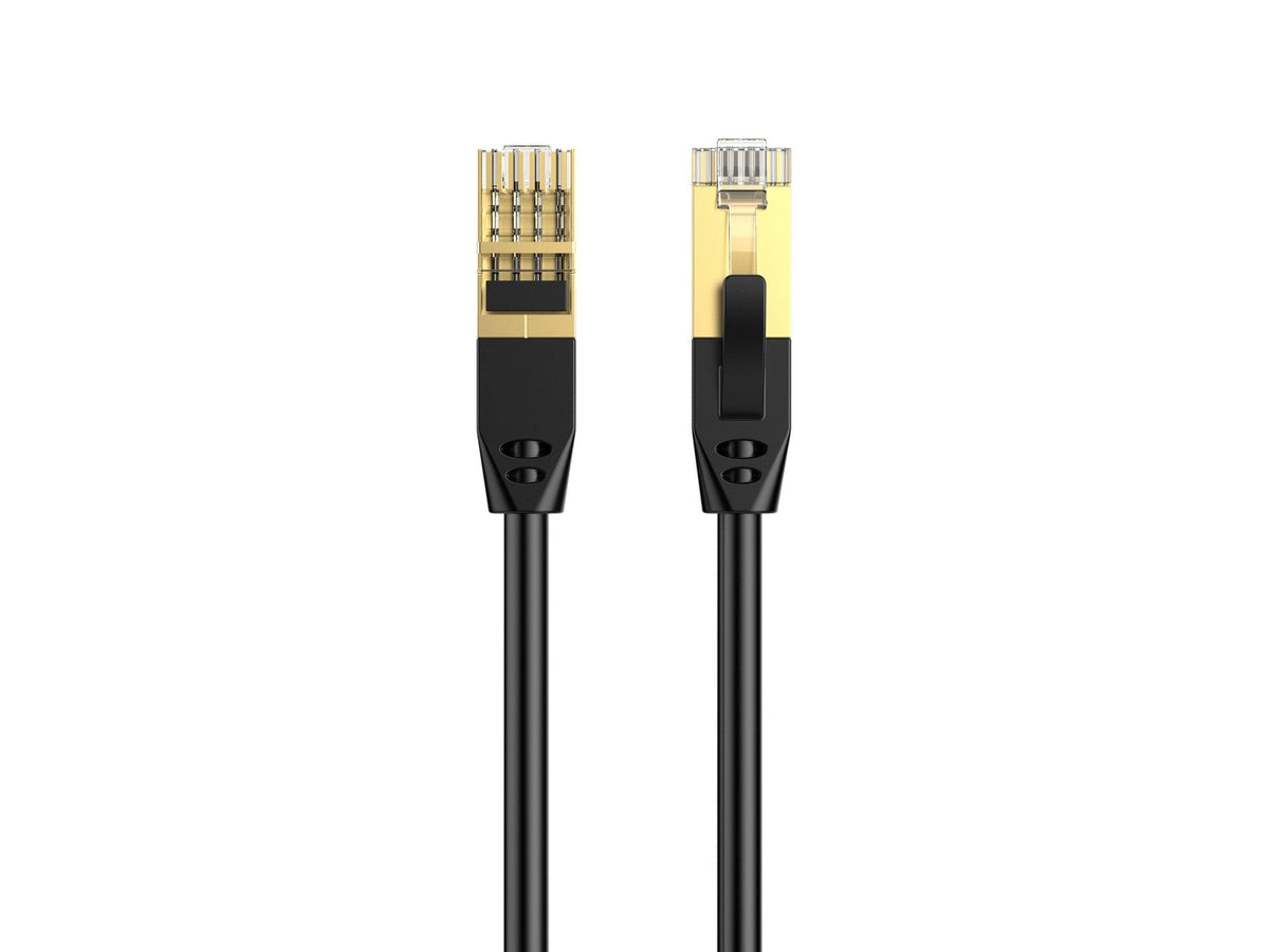 Cabo de rede Techancy CAT-6, KF5232, conector banhado a ouro RJ45, 5 metros, preto