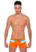 Quick dry UV protection Perfect fit Peach Beach Trunks "ROOFTOP"