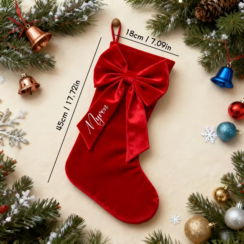 Large Christmas Stocking - Christmas at Dealshubindia