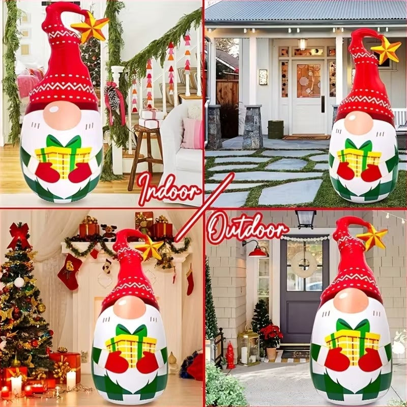 Inflatable Christmas Gnome Decoration - Christmas at Dealshubindia