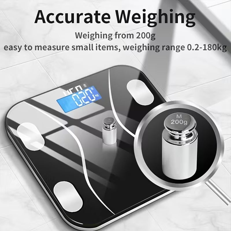 Smart Electronic Bathroom Scale with LCD Display - Body Weight Scales at Dealshubindia