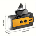 Portable Emergency Solar Radio with Flashlight - Radios at Dealshubindia