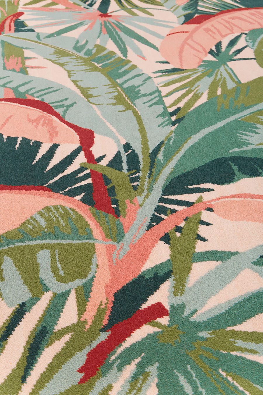 Hand Tufted Area Rug | Coral & Pink | Jovial by Rugfine