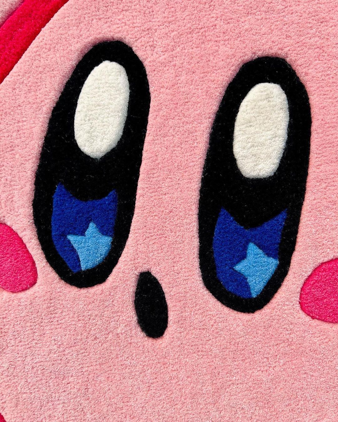 Pink, Red & Purple Character Accent Rug | Hand Tufted | Kirby by Rugfine