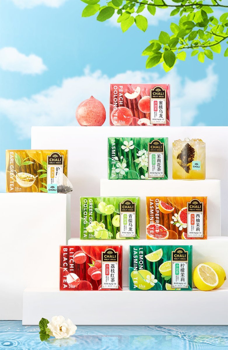 Litchi Black Cold Brew Tea 36g (12 Tea Bags)