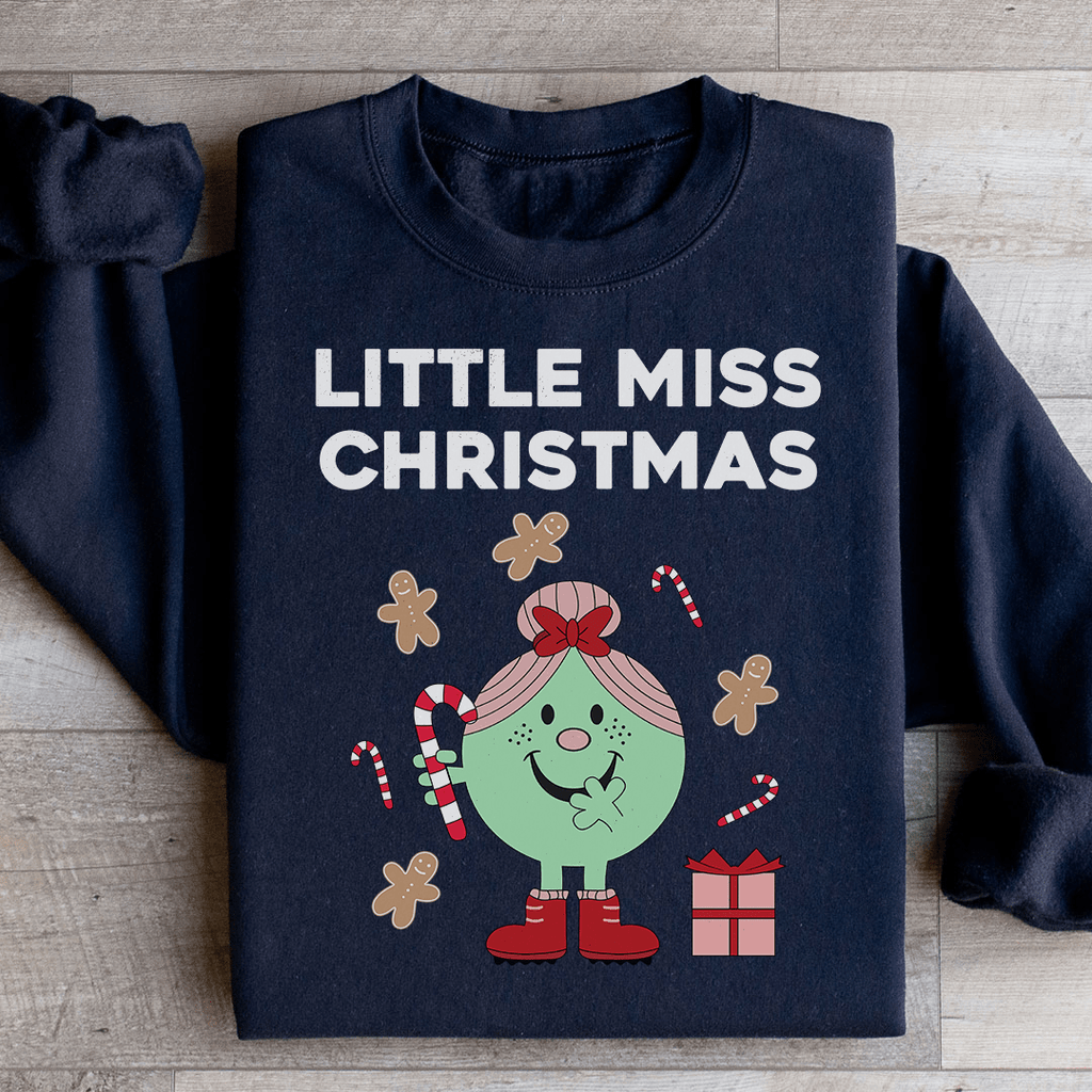 Little Miss Christmas - Sweat Shirt at Dealshubindia