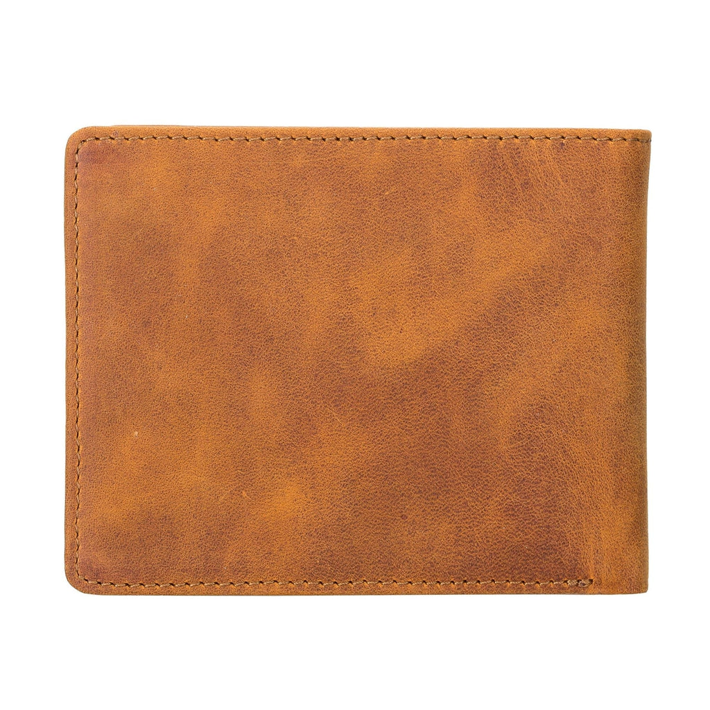 Lusk Slim Bifold Design Handcrafted Men's Genuine Leather Wallet - Wallets & Money Clips at Dealshubindia