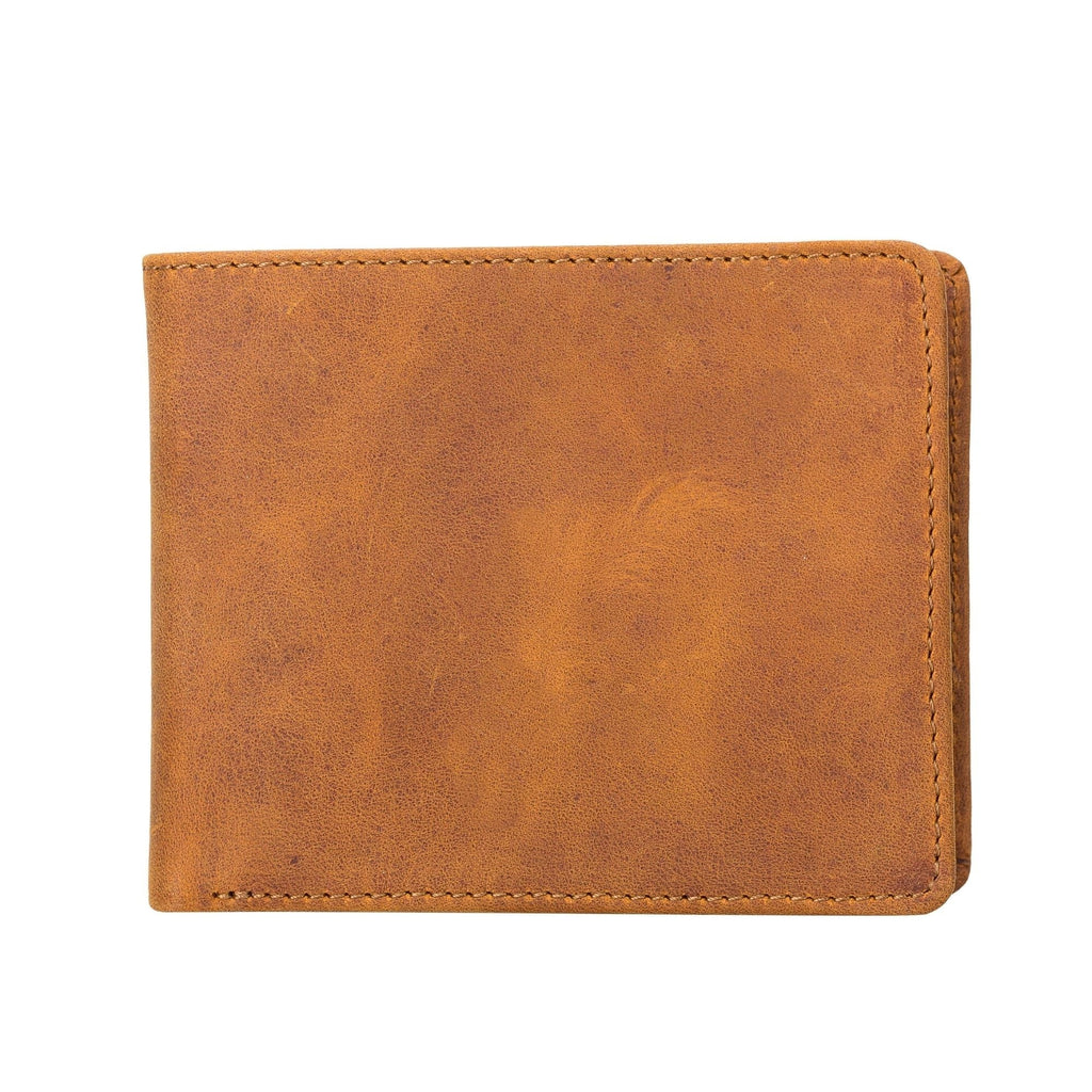 Lusk Slim Bifold Design Handcrafted Men's Genuine Leather Wallet - Wallets & Money Clips at Dealshubindia