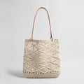Macramé Woven Summer Tote – Large Capacity Beach Shoulder Bag - Totes at Dealshubindia