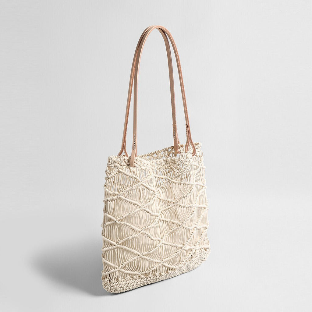 Macramé Woven Summer Tote – Large Capacity Beach Shoulder Bag - Totes at Dealshubindia