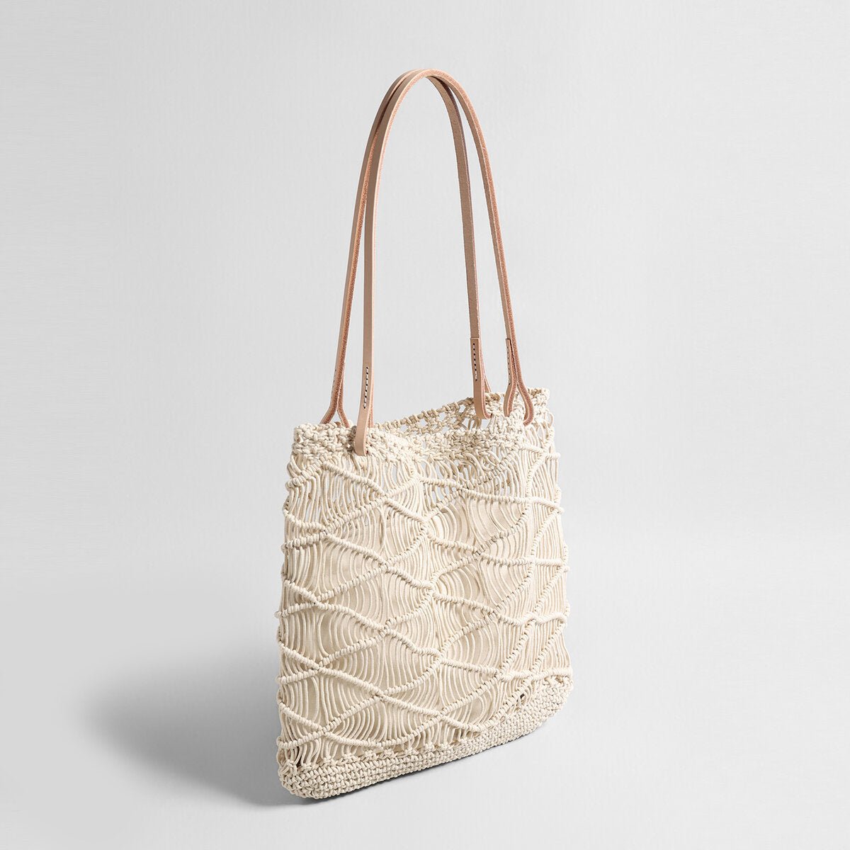 Macramé Woven Summer Tote – Large Capacity Beach Shoulder Bag - Totes at Dealshubindia