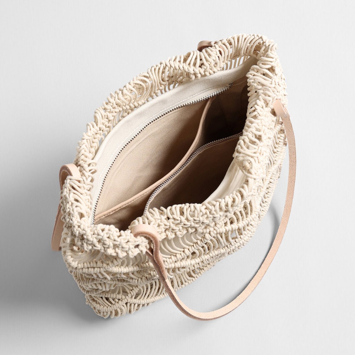 Macramé Woven Summer Tote – Large Capacity Beach Shoulder Bag - Totes at Dealshubindia
