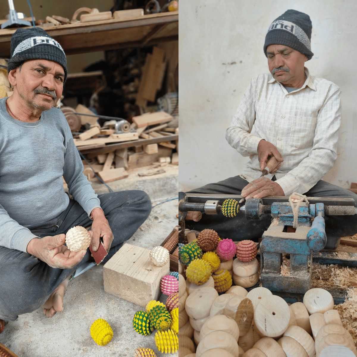 Wooden Reflexology Ball – Handmade Acupressure Massage Ball