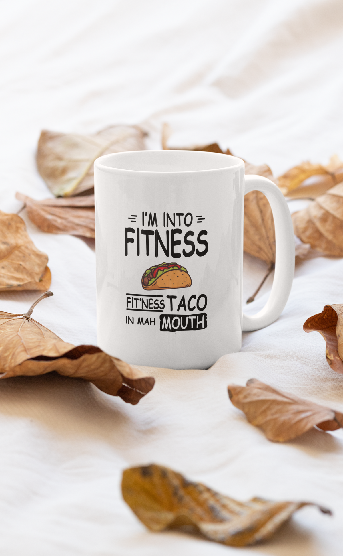 I'm Into Fitness Mug - Mugs at Dealshubindia