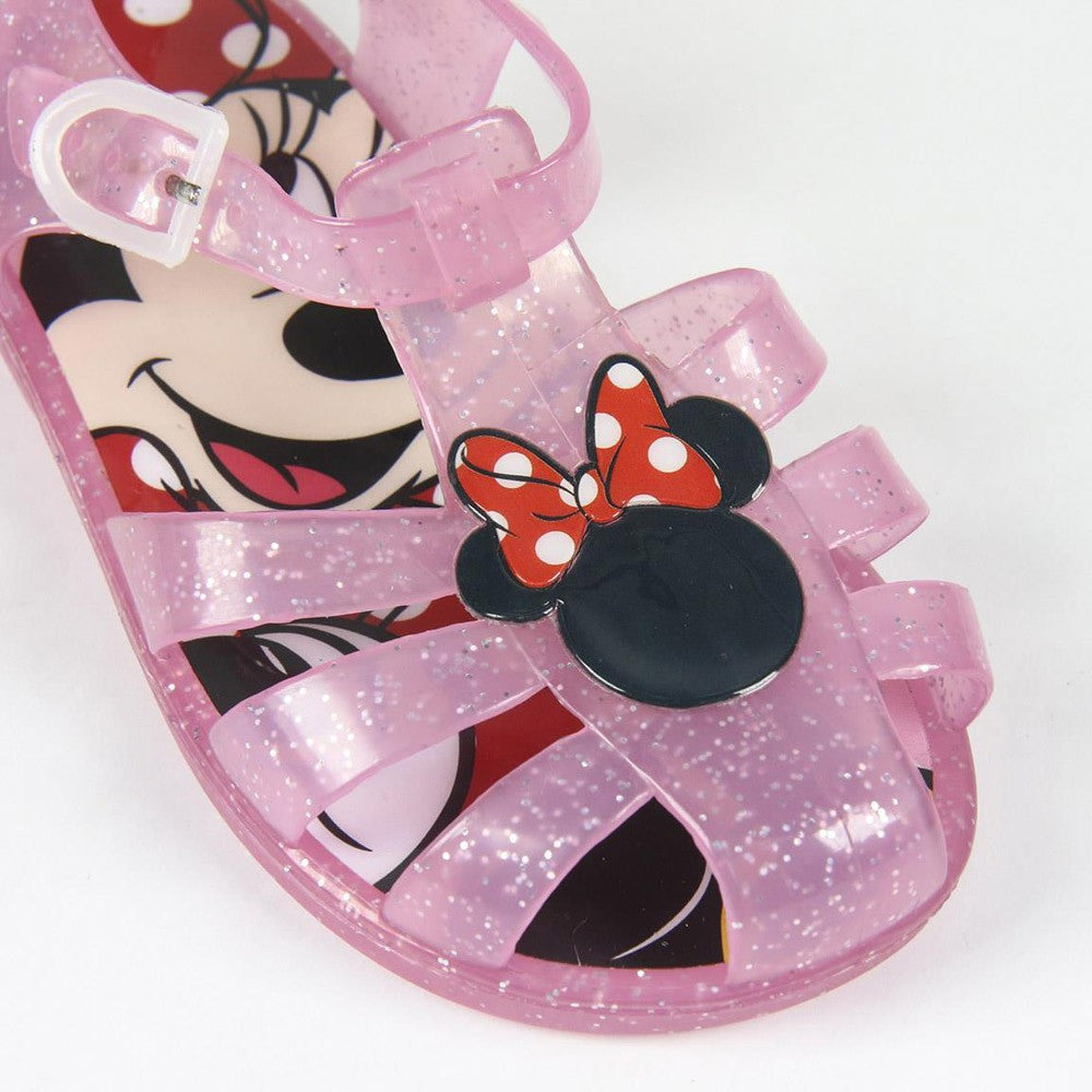 Minnie csillogó strand szandál