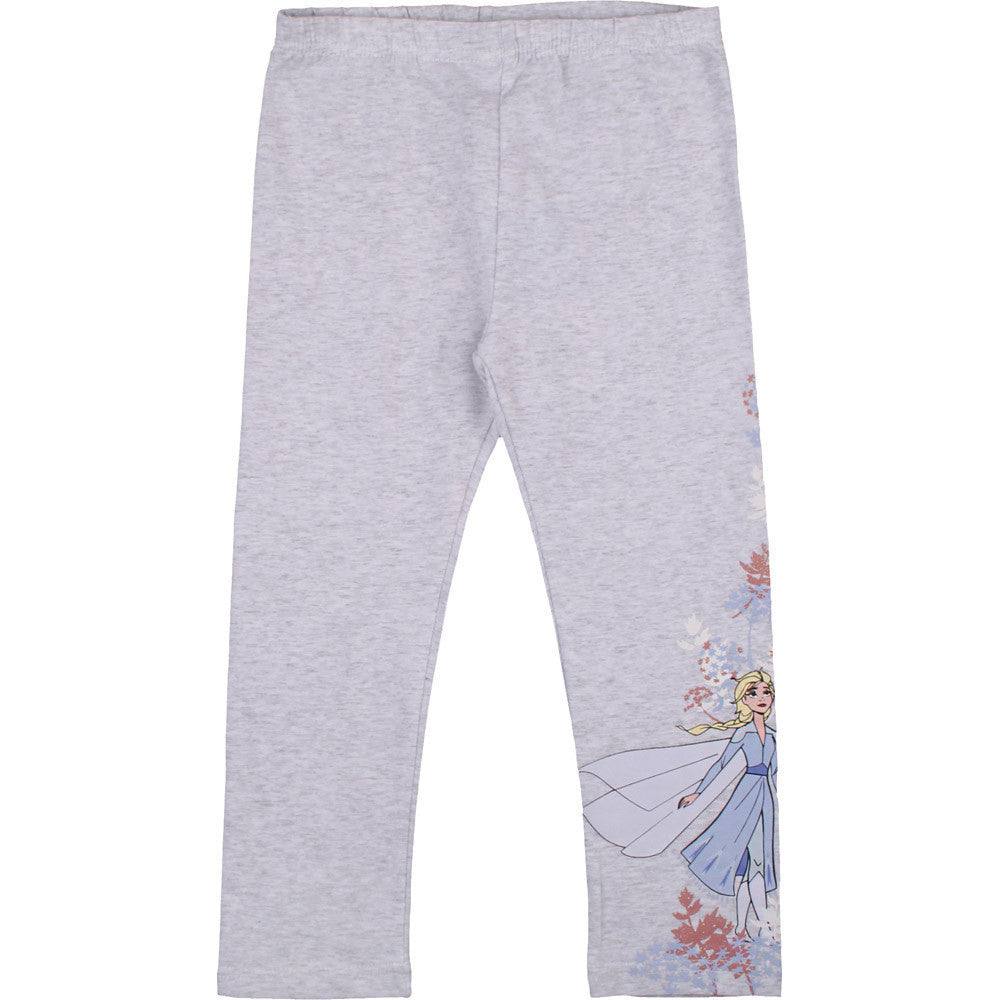 Grey 7/8 leggings with colorful character print on side