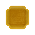 Hand Tufted Irregular Shape Wool Rug | Mustard Yellow | Novanex by Rugfine