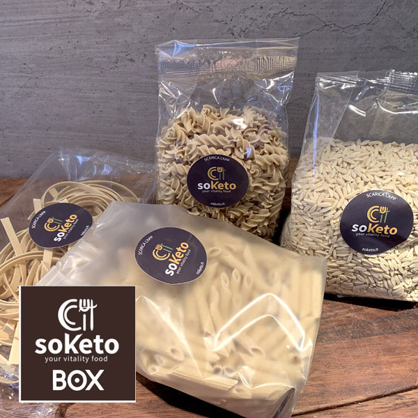 "BOX MIX PASTA" Pasta Low Carb e RISO per Dieta Keto | Proteica | 1% Zuccheri | 36% Proteine - Pasta at Dealshubindia