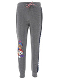 Grey Paw Patrol jogging pants with drawstring, character graphic and side stripe