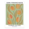 Poster Blumen Markt San Francisco Mailand London · Geschenkidee · Deko Print ohne Rahmen