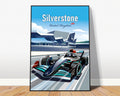 Poster Formel 1 Länder Städte Rennstrecke Rennfahrer Rennwagen · Deko Print ohne Rahmen