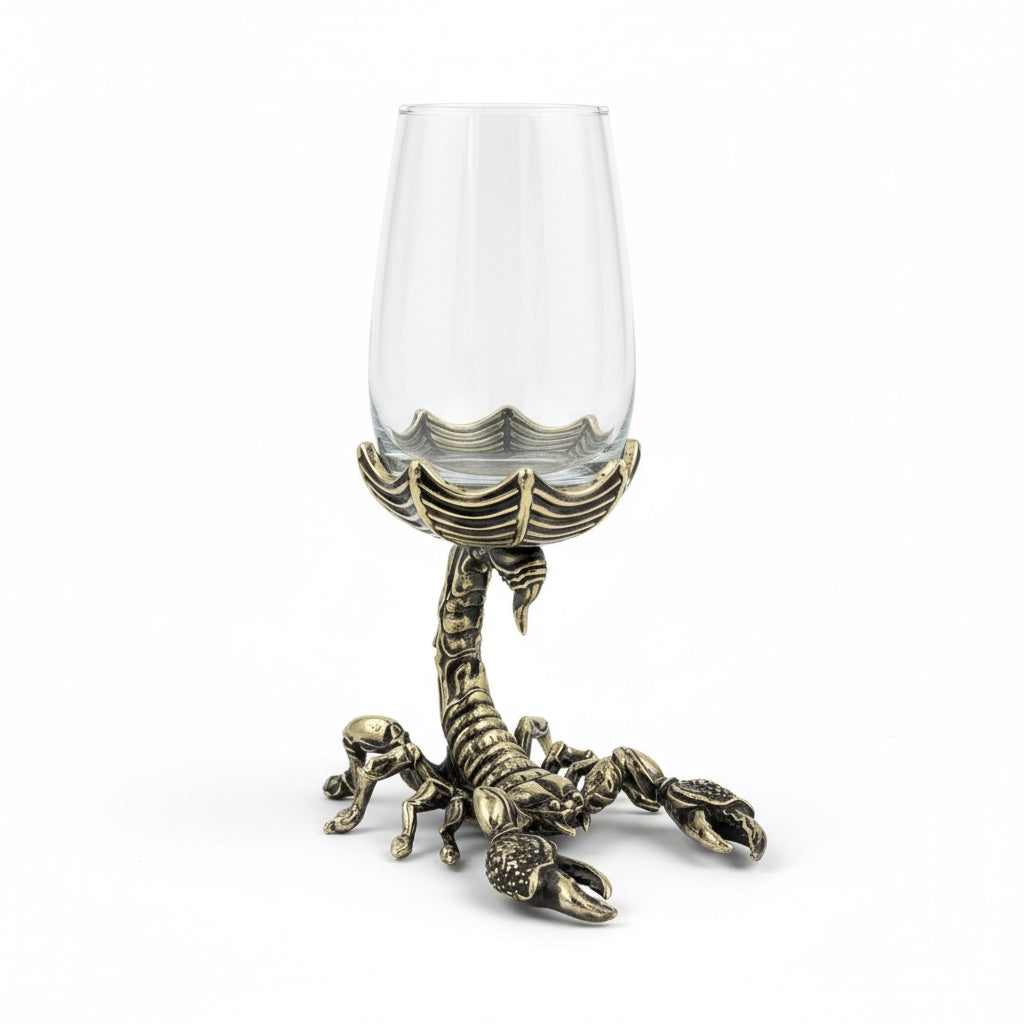 Scorpion Wine Glasses | Set of 1 or 2