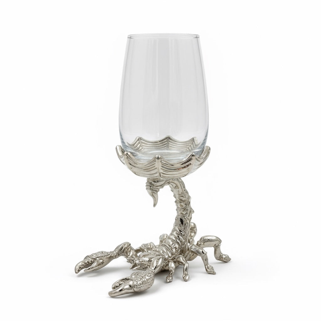 Scorpion Wine Glasses | Set of 1 or 2