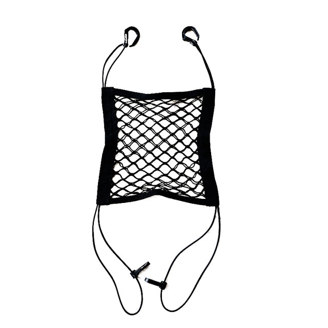 Car Interior Trunk Seat Back Elastic Mesh Net Car Styling Storage Bag Pocket Cage velcro Grid Pocket Holder Car Accessories - Baby Safety at Dealshubindia