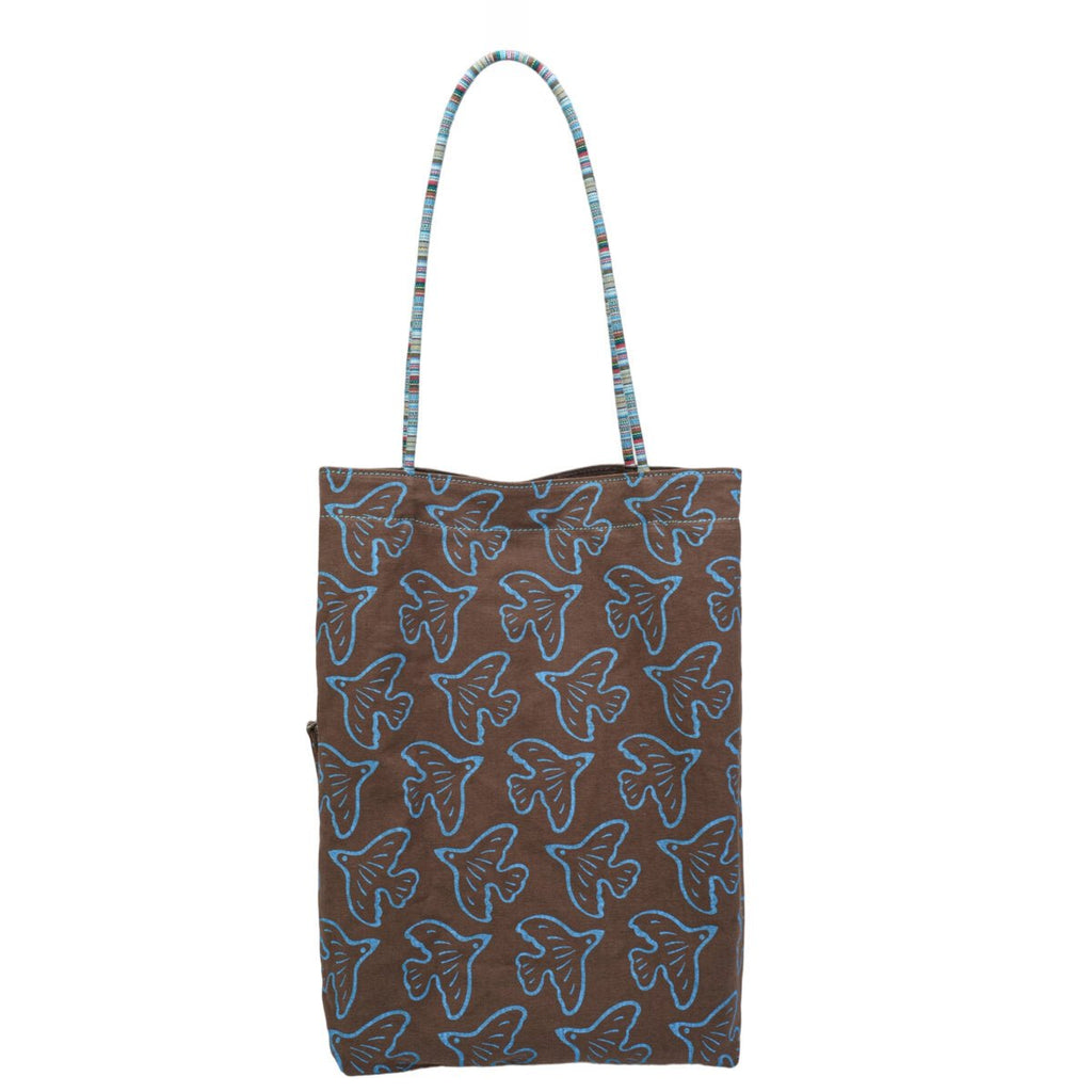 Reversible Ramie Linen Tote Bag – Ultra-Light 2-in-1 Dual-Color Shoulder Bag with Woven Strap - Totes at Dealshubindia