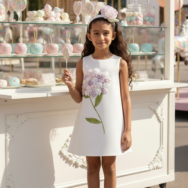 Floral Fashion Girls Dress - Formal Girls at Dealshubindia