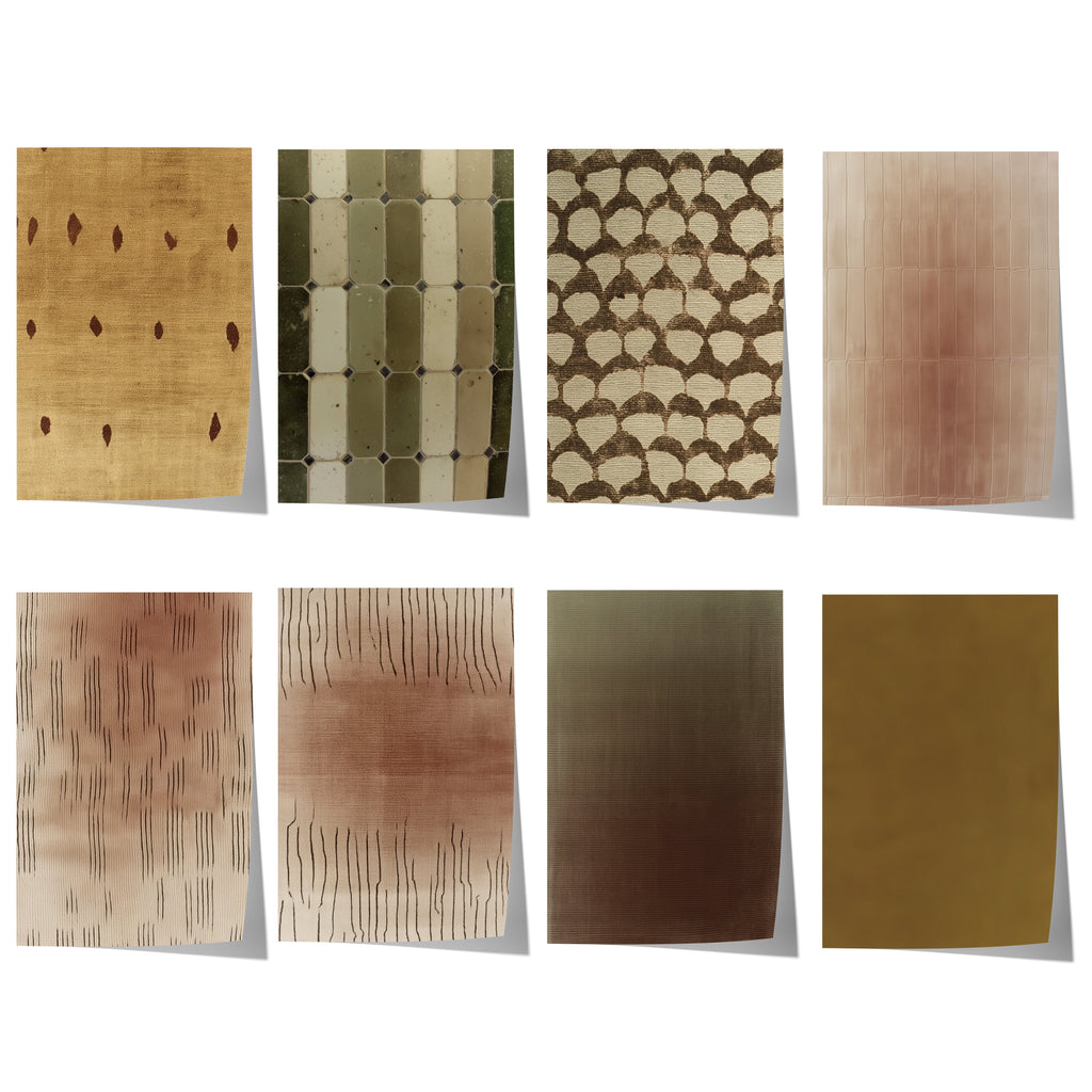 Textur Poster · Geschenkidee · Texturen Strukturen Erdige Farbtöne · Dekoprint ohne Rahmen-0