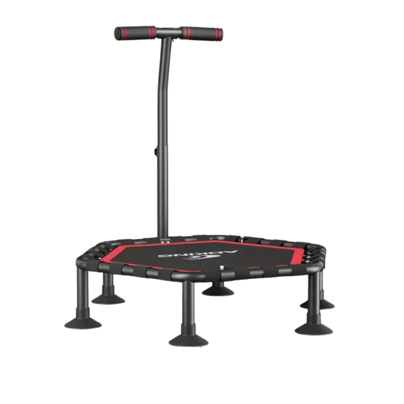 Indoor Fitness Trampoline with Handrail - Cardio Equipment at Dealshubindia