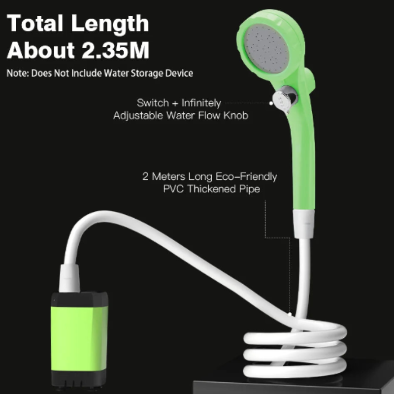 Portable Camping Shower Kit with Digital Display - Portable Showers & Privacy Enclosures at Dealshubindia
