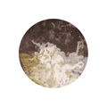 Hand Tufted Marbled Abstract Round Wool Rug | Plum, Ivory & Gold | Serase by Rugfine