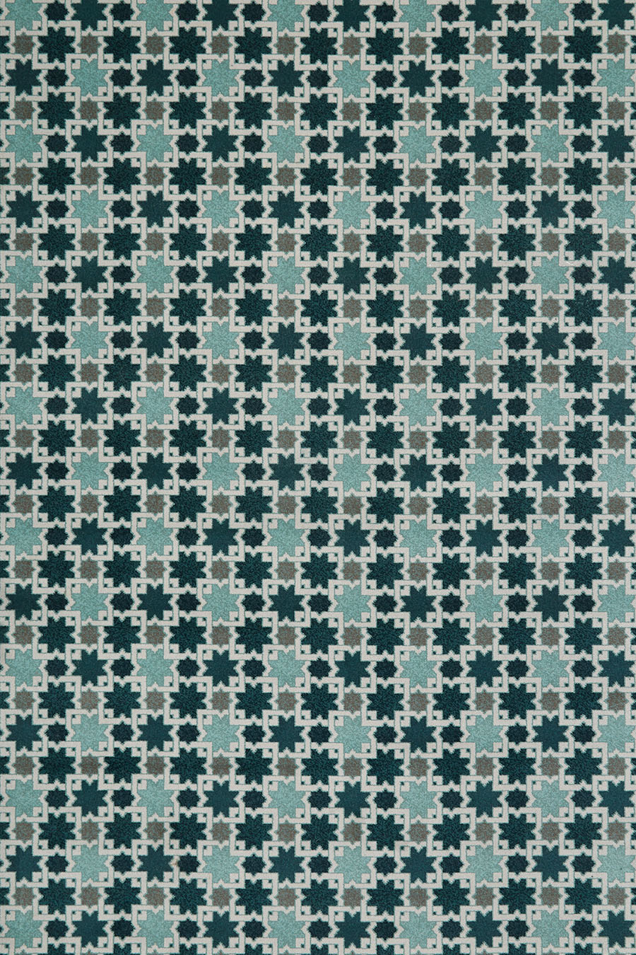Deep Teal, Ivory & Aqua Hand Tufted Rug | Skryde by Rugfine