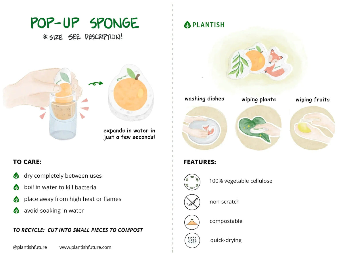 Sea Turtle - Pop up Sponge