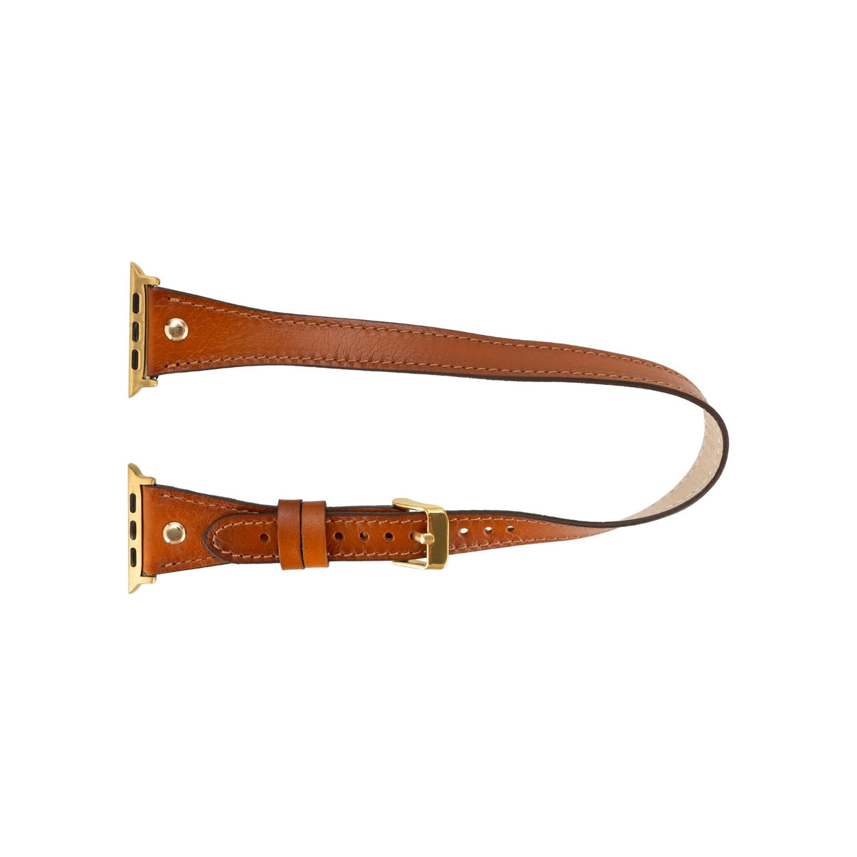 Syracuse Double Tour Leather Bands for Apple Watch 9, Ultra 2 and SE - Watch Bands at Dealshubindia
