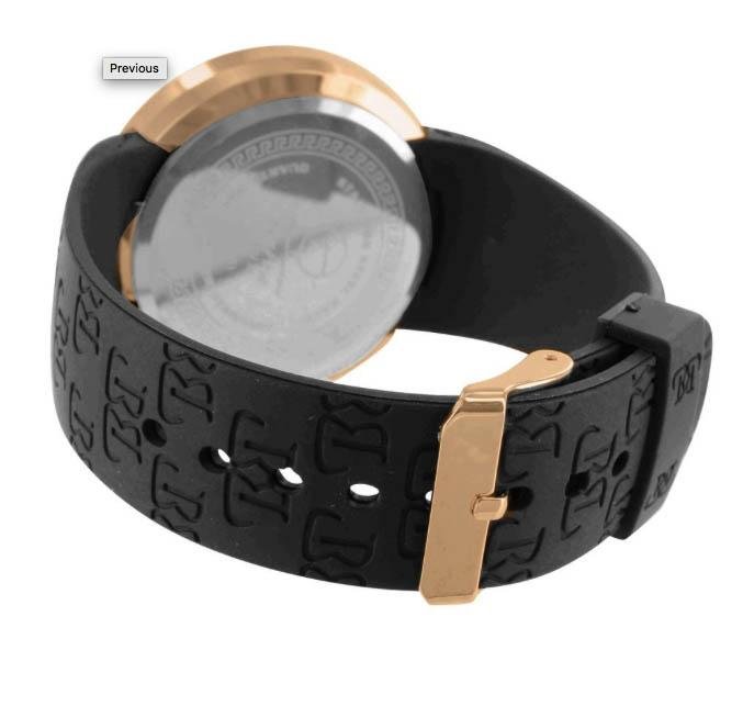 Techno Pave Iced Diamond Gold/Black Watches-2